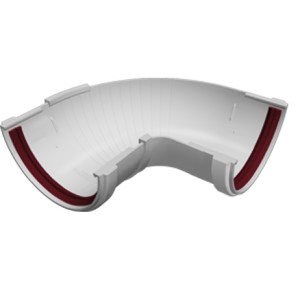 Угол составной 90-150 град. ПВХ Grand Line Белый (RAL 9003)